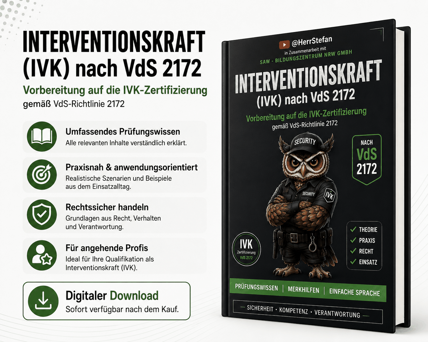 Lehrbuch Interventionskraft nach VdS 2172